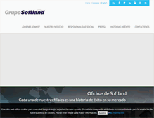 Tablet Screenshot of gruposoftland.com